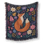 Moon Garden Fox Blanket