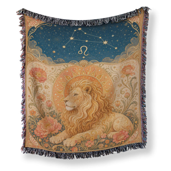 Leo Golden Lion Blanket