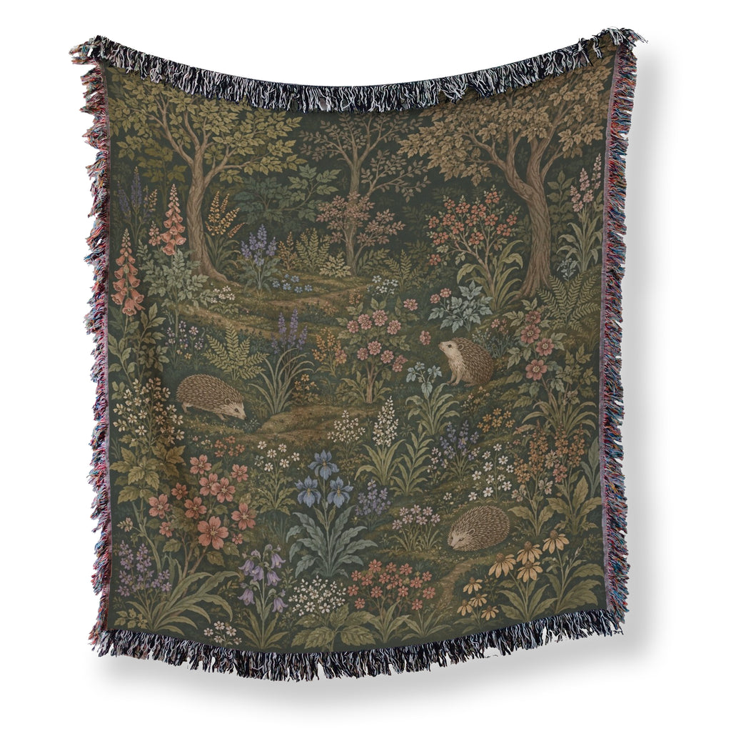 Hedgehogs in the Wildflower Wood Blanket