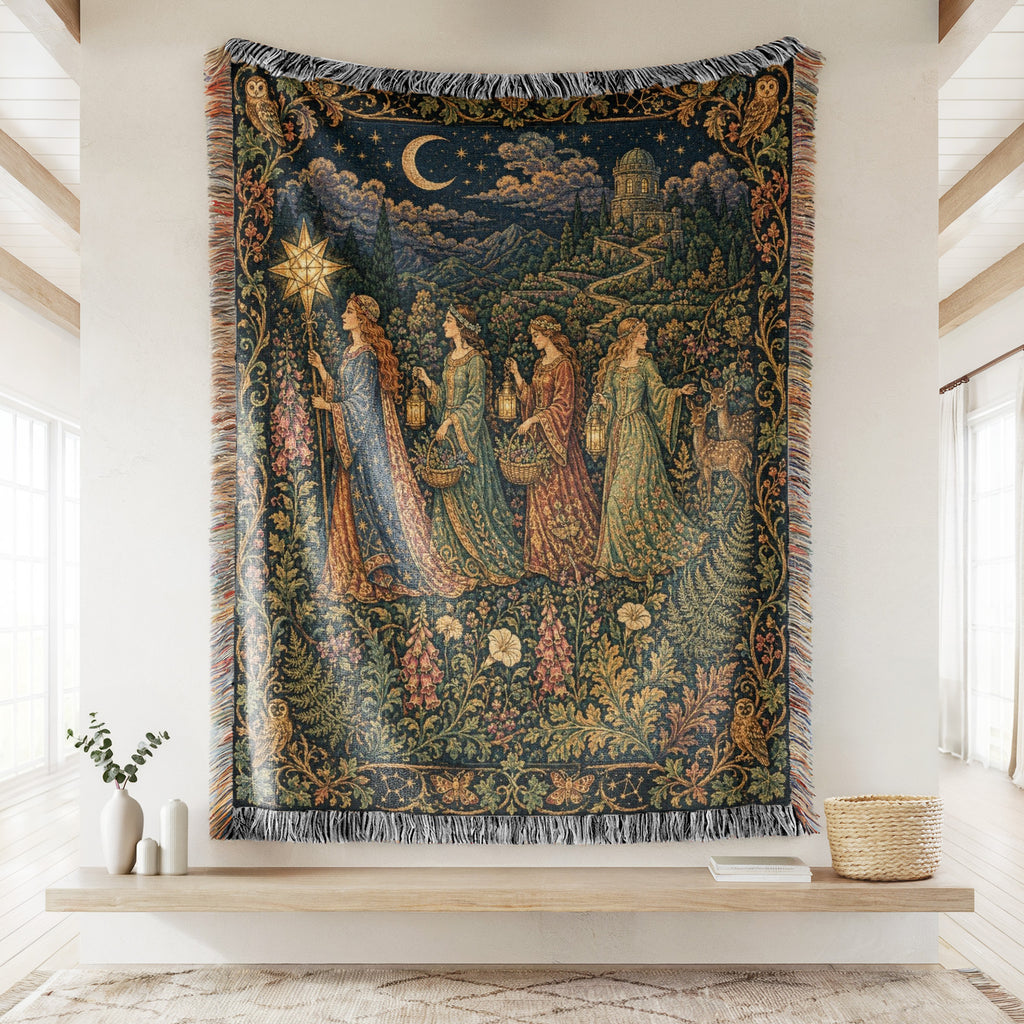 The Lantern Maidens of the Starry Vale Blanket