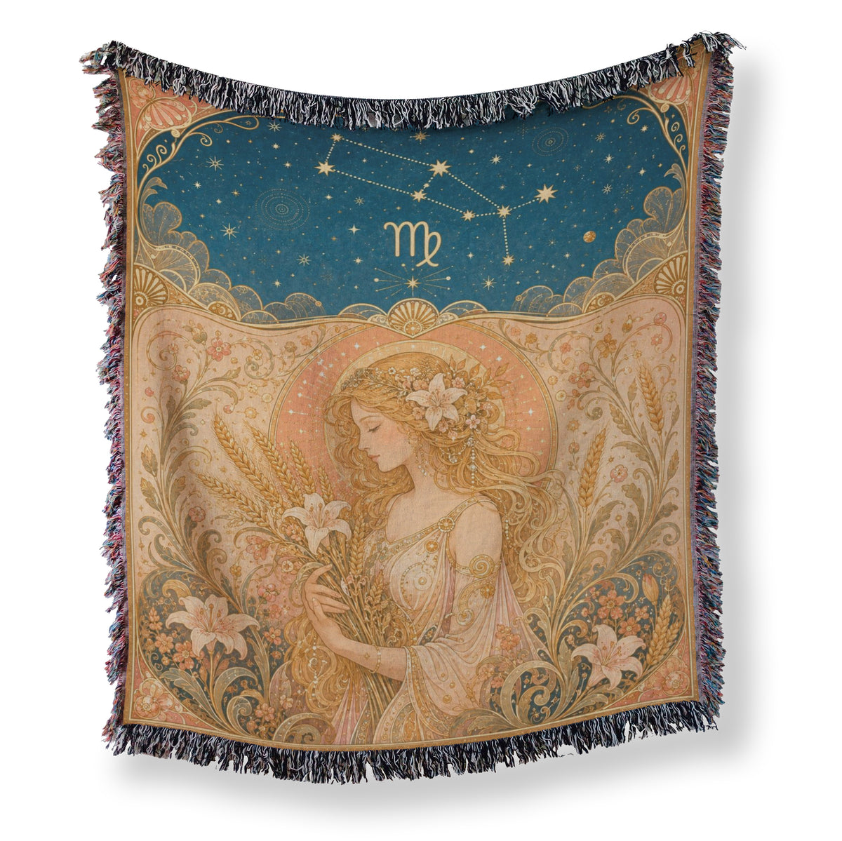 Virgo Harvest Maiden Blanket