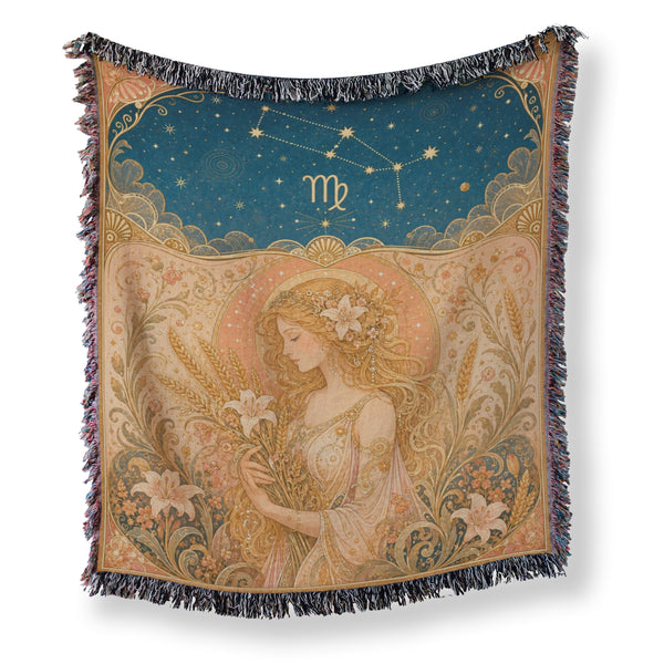 Virgo Harvest Maiden Blanket