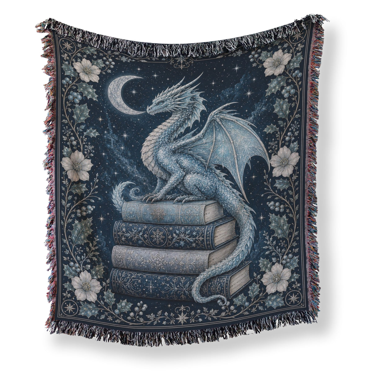 Frost Moon Dragon Blanket Main image