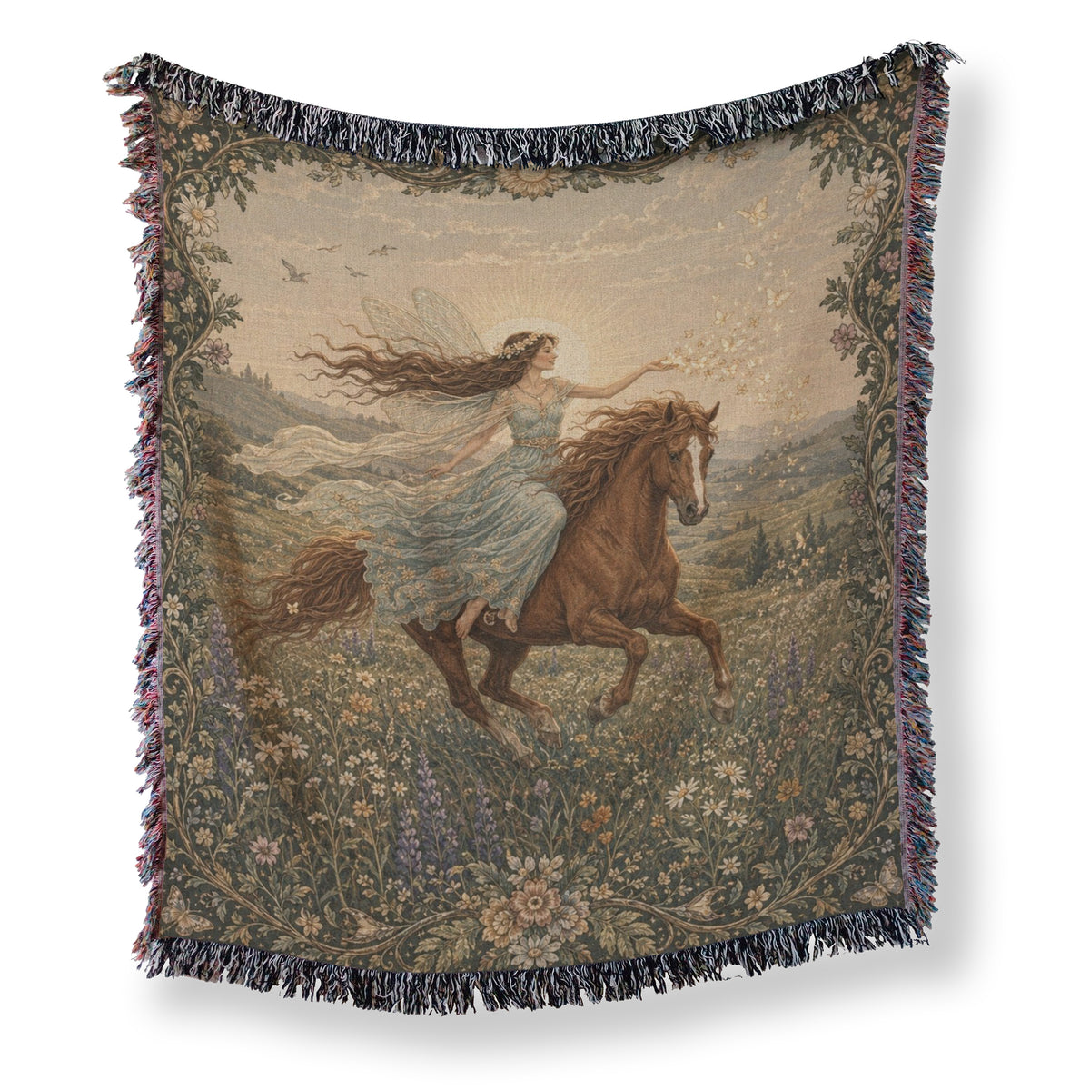Wildflower Horse Fairy Blanket Main image