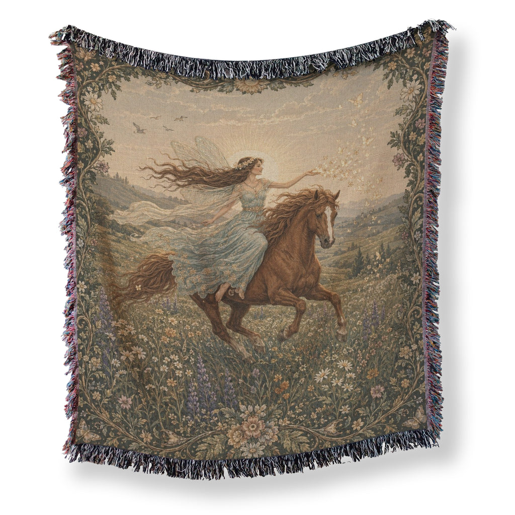 Wildflower Horse Fairy Blanket