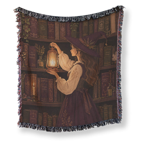 The Witch's Lantern Library Blanket