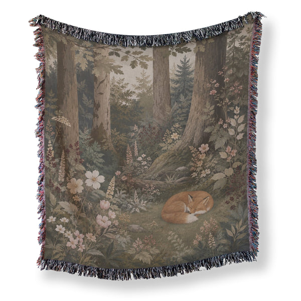 Sunset Swan Tapestry Blanket