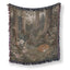 Sunset Swan Tapestry Blanket