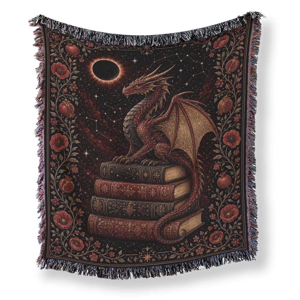 Eclipse Dragon & Pomegranate Blanket