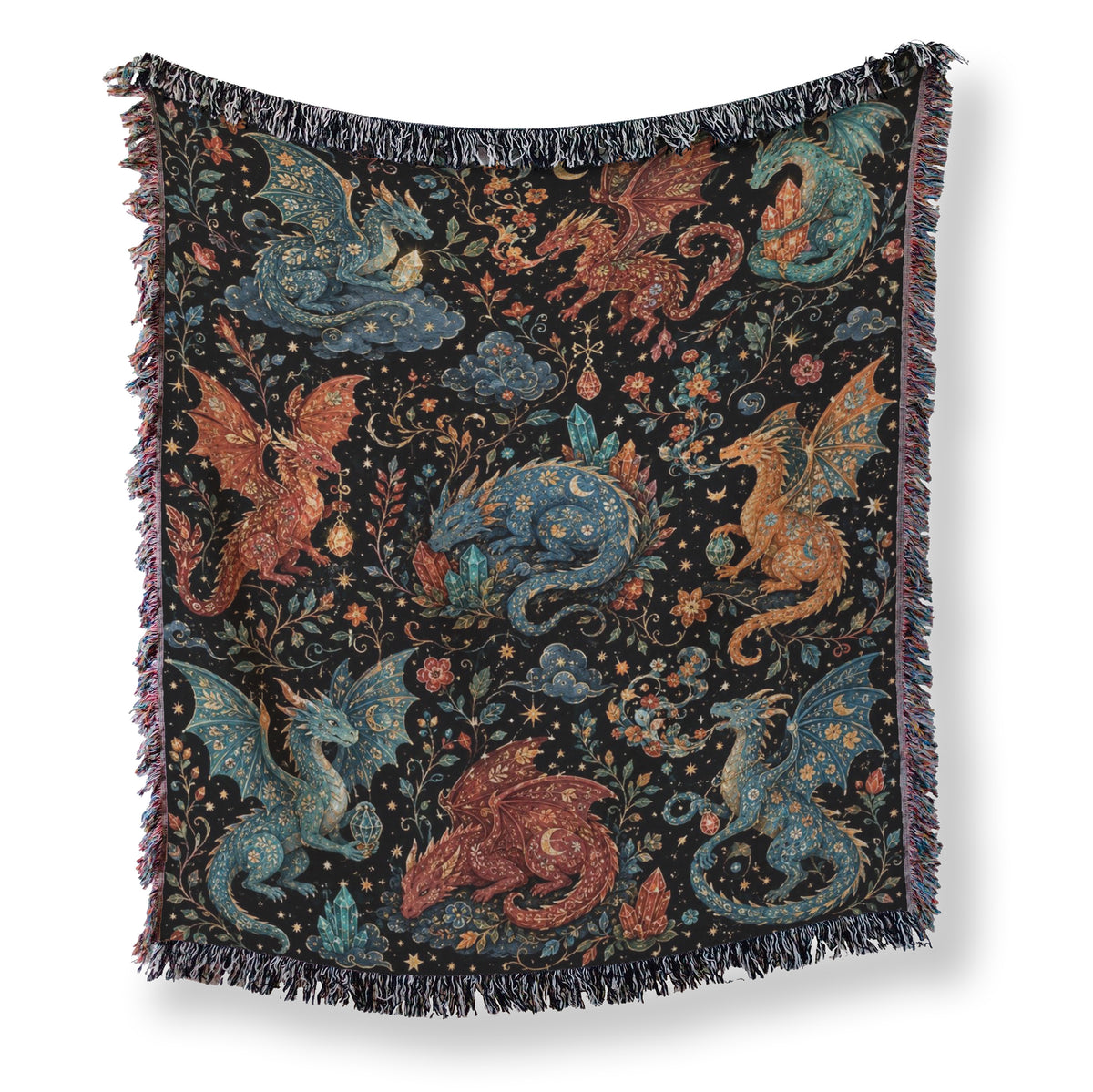 Celestial Dragon Garden Blanket Main image