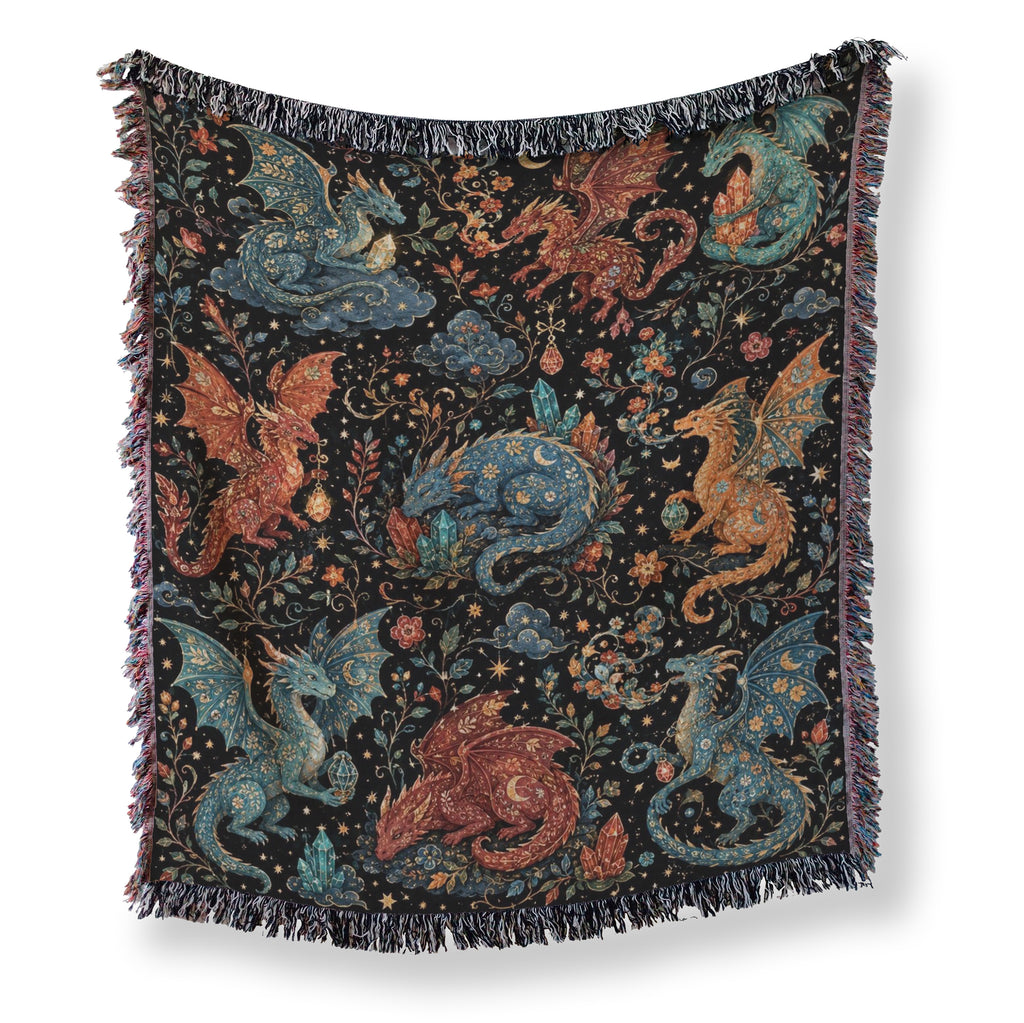Celestial Dragon Garden Blanket