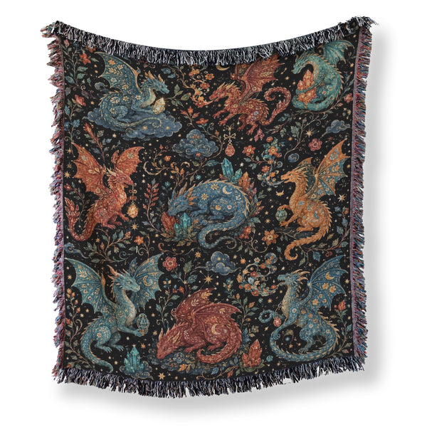 Celestial Dragon Garden Blanket