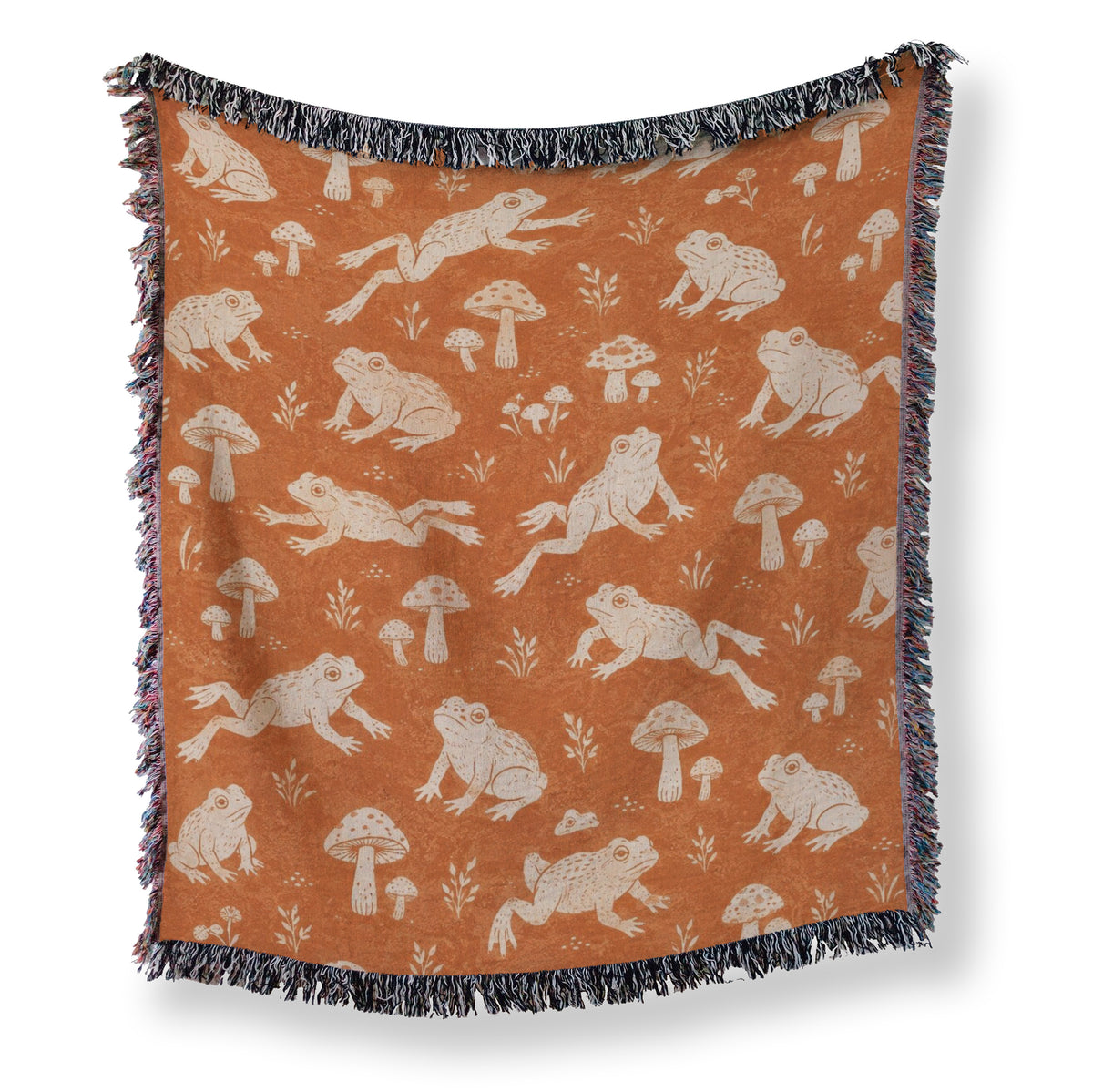 Toadstool Frog Blanket