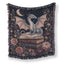 Blush Moon Dragon & Books Blanket