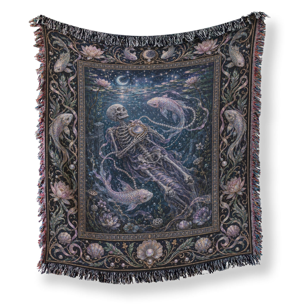Pisces Moonlit Deepwater Blanket
