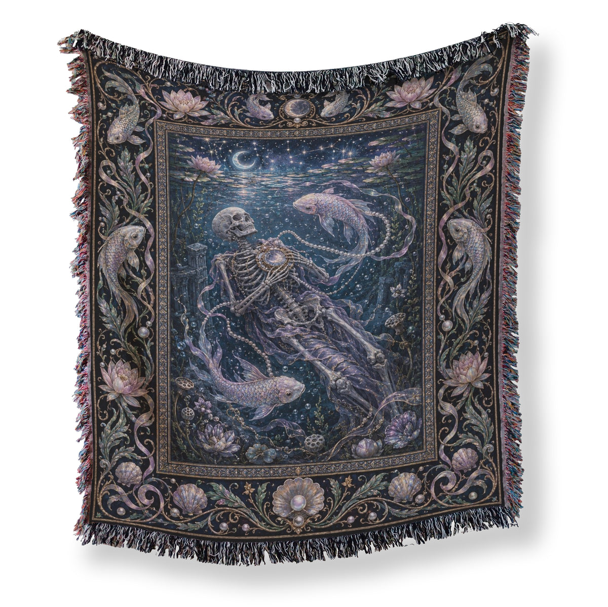 Pisces Moonlit Deepwater Blanket