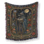 Raven Wizard Scholar Blanket