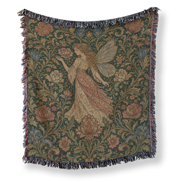 Tapestry Garden Fairy Blanket