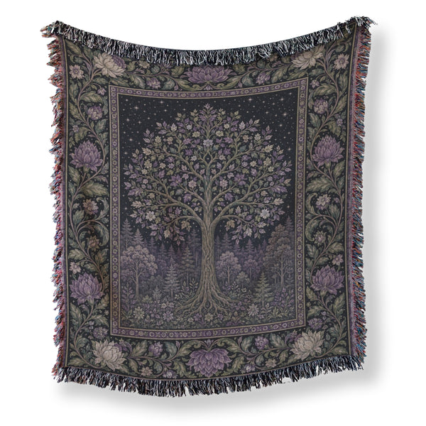 Violet Moon Grove Blanket