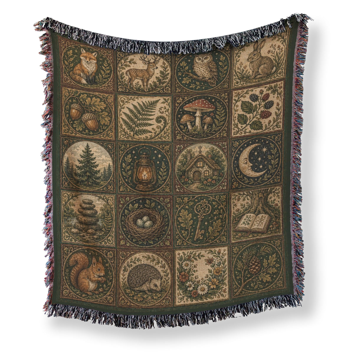 Woodland Tales Patchwork Blanket Main image