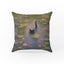Water Lily Cat – Whimsical Pond Pillow
