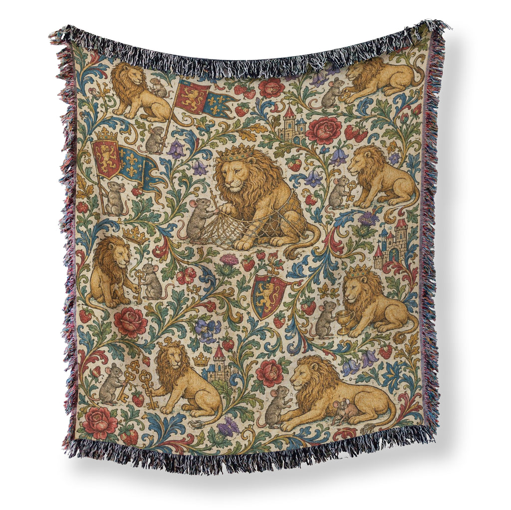The Lion & Mouse Court Blanket
