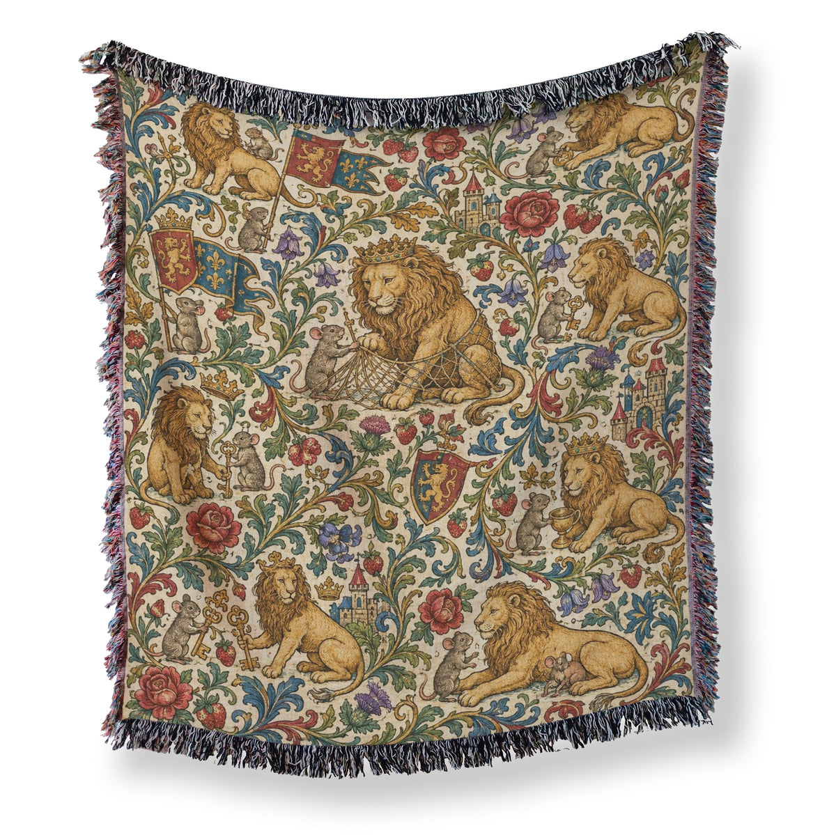 The Lion & Mouse Court Blanket