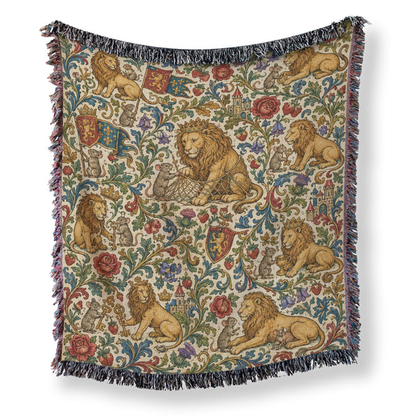 The Lion & Mouse Court Blanket