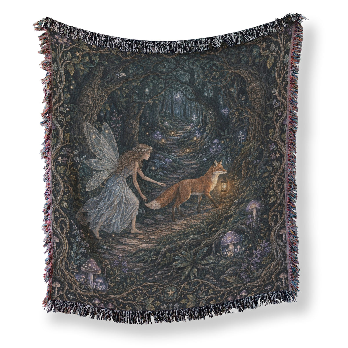 Lantern Fox Fairy Blanket Main image