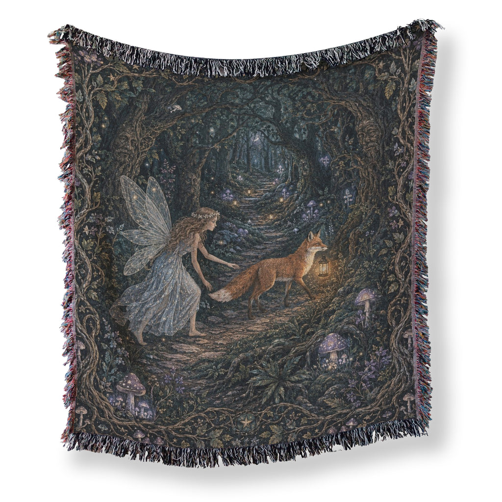 Lantern Fox Fairy Blanket