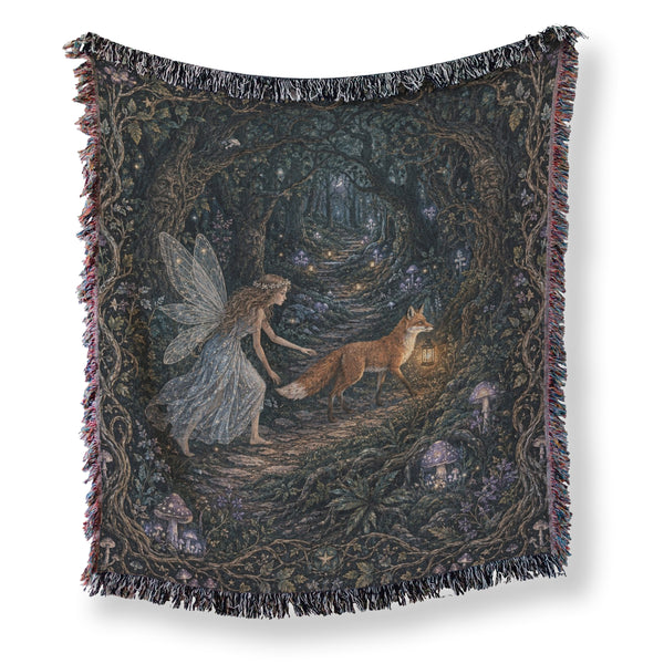 Lantern Fox Fairy Blanket