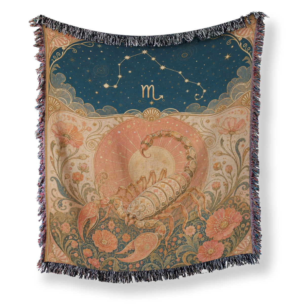 Scorpio Celestial Scorpion Blanket Main image
