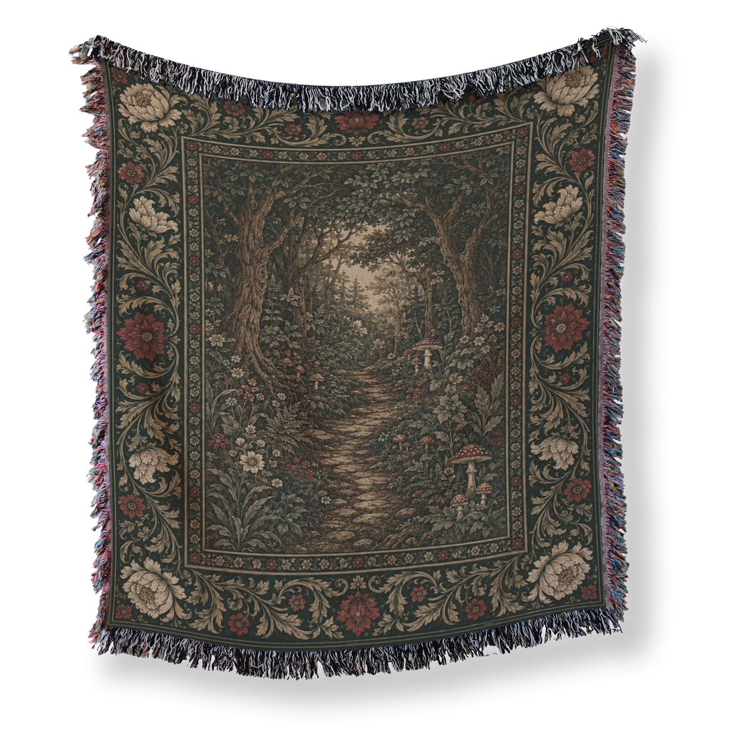 The Hidden Toadstool Path Blanket