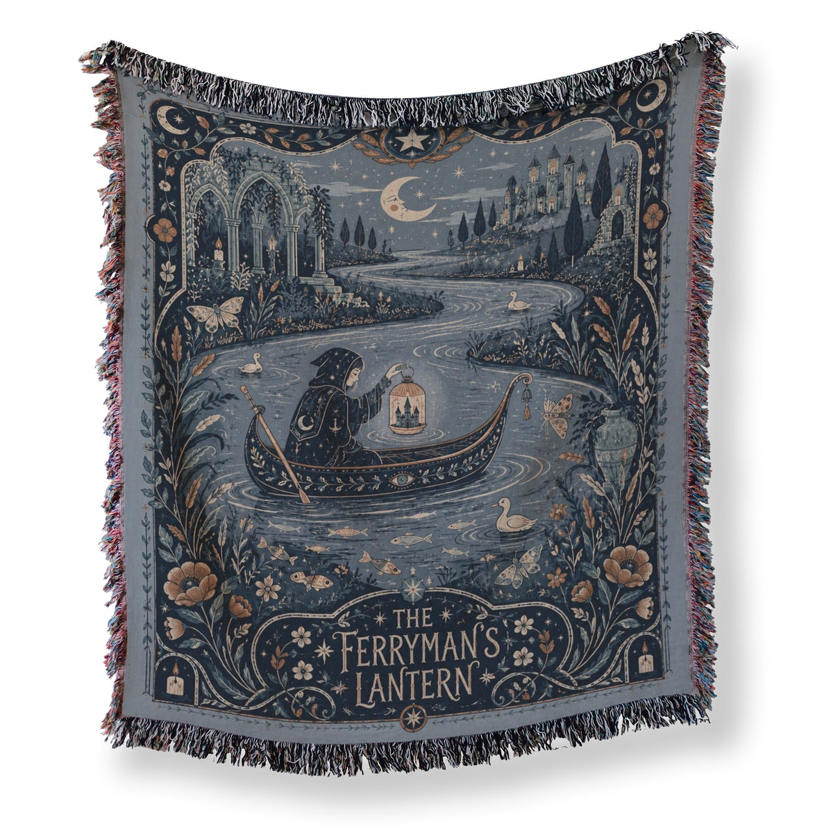The Ferryman's Lantern Blanket