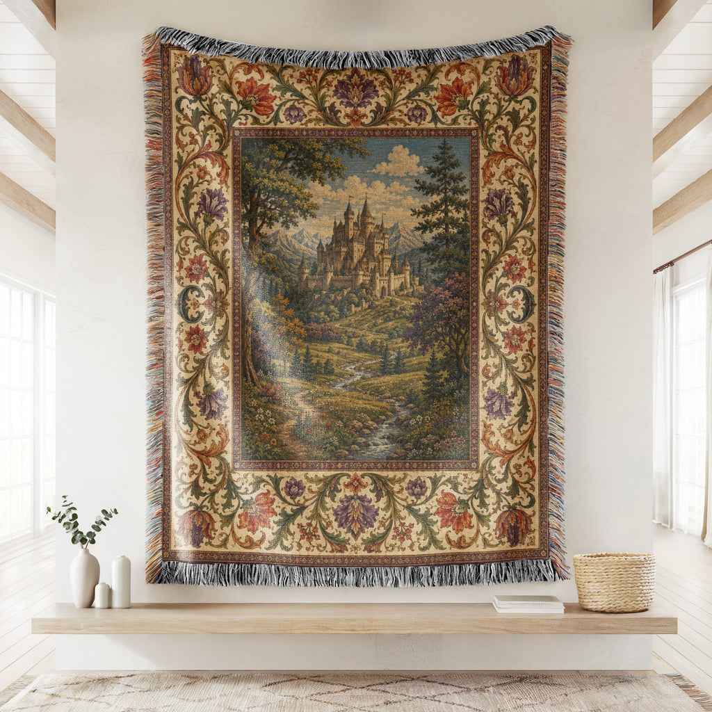 The Ivory Garden Castle Blanket