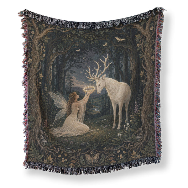 White Stag Starlight Fairy Blanket