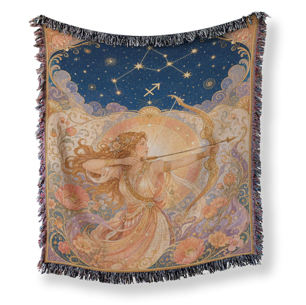 Sagittarius Celestial Archer Blanket