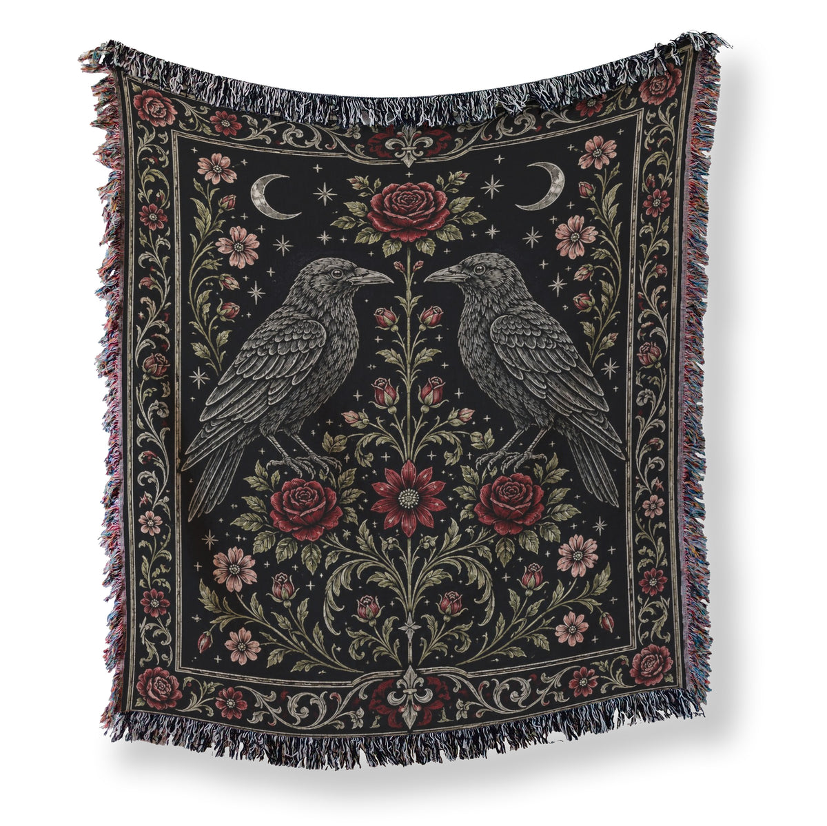Ravens of the Rose Garden Blanket Main image