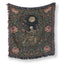 Peony Garden Skeleton Reader Blanket
