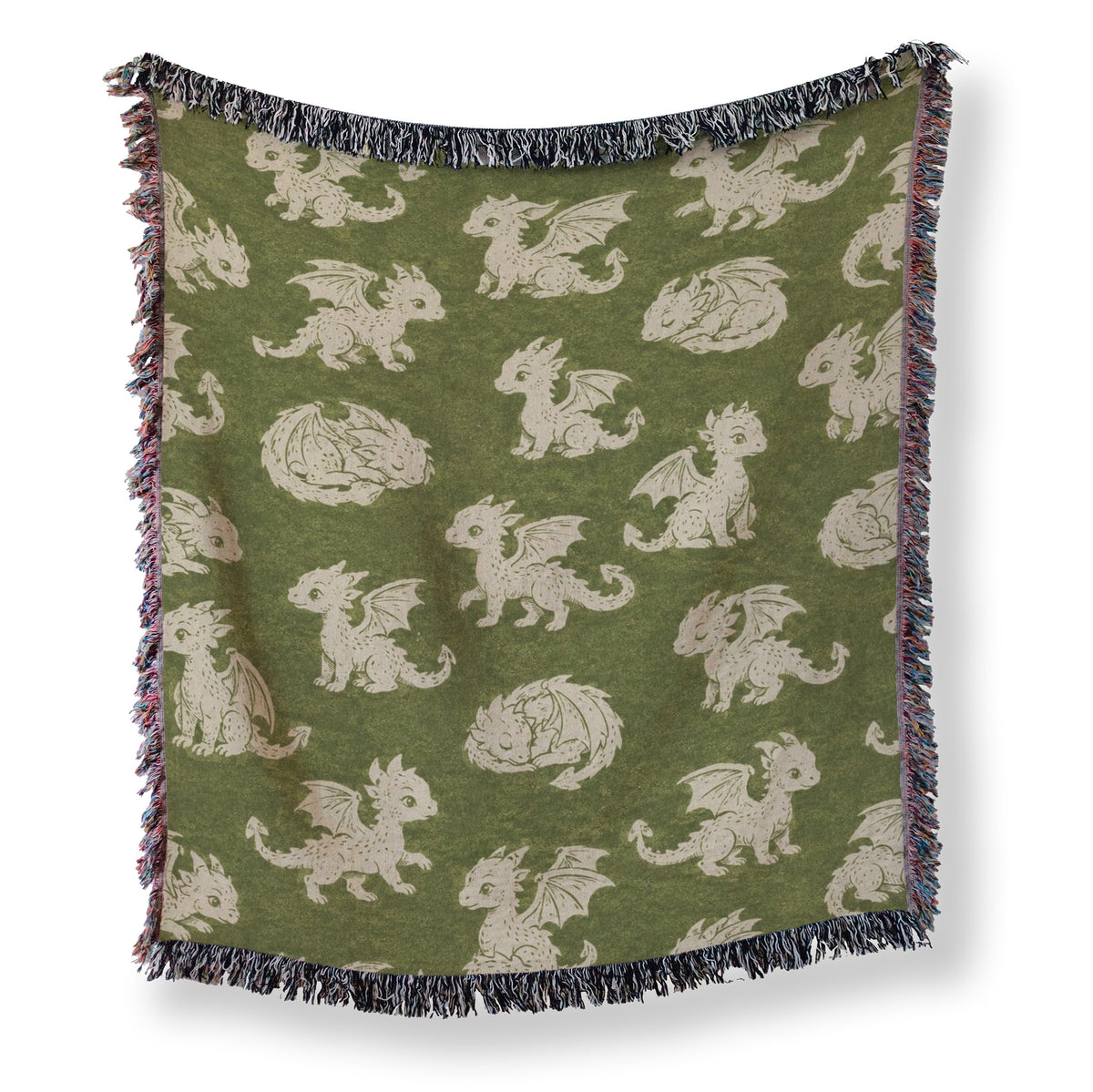 Little Woodland Dragon Blanket