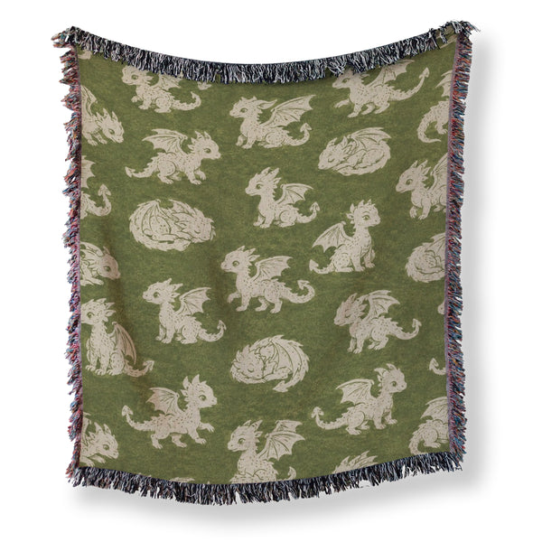 Little Woodland Dragon Blanket