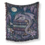 Sleeping Wisteria Dragon Library Blanket