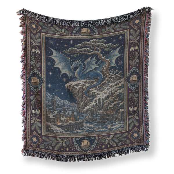 The Frostcliff Dragon Blanket