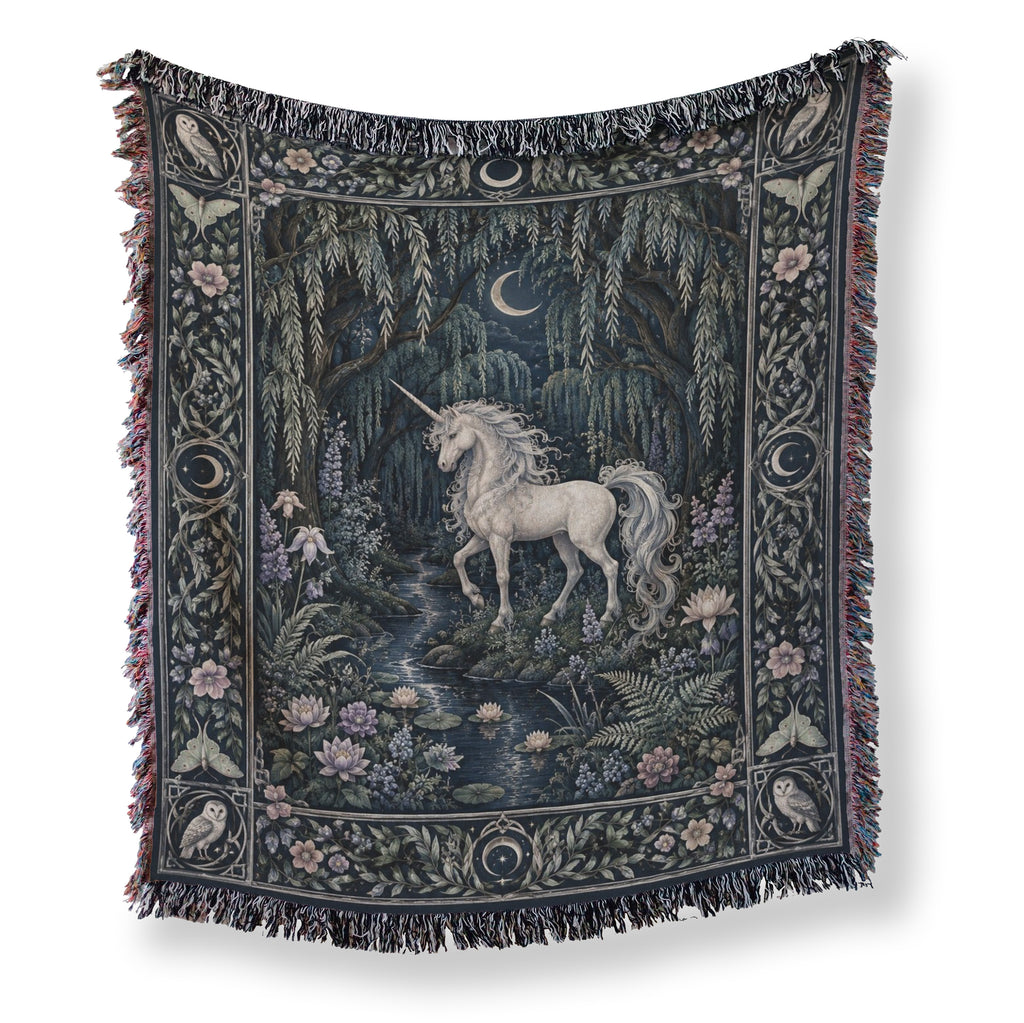 The Moonlit Unicorn Stream Blanket