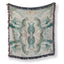 Moonlit Wolf Reflection Blanket