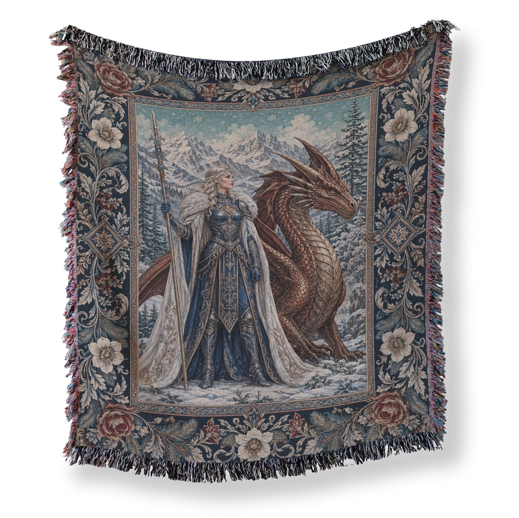 The Frost Queen & Dragon Blanket