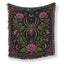Moonlit Spider Garden Blanket