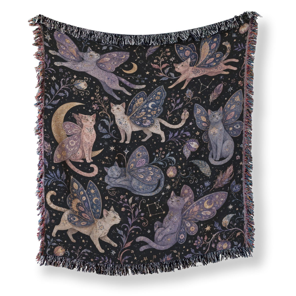 Celestial Fairy Cats Blanket Main image
