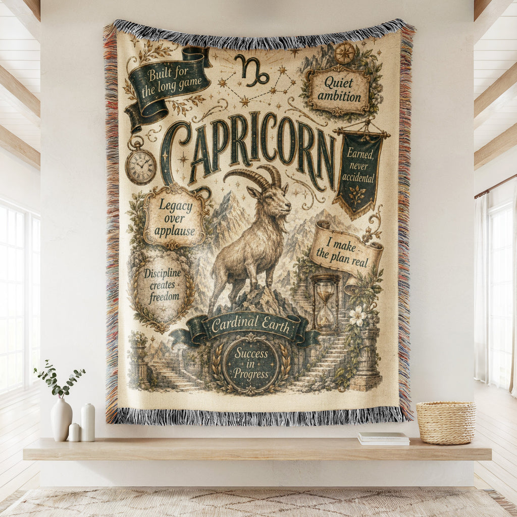 Capricorn – Quiet Ambition Zodiac Blanket