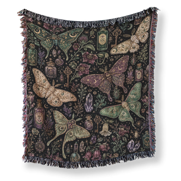 Mystic Moths & Potions Blanket